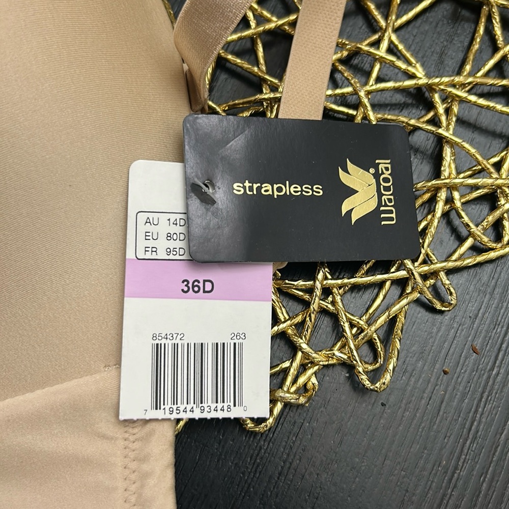 Wacoal Women's Staying Power Wire Free Strapless Convertible Bra Size 36D 854372 - Picture 11 of 11